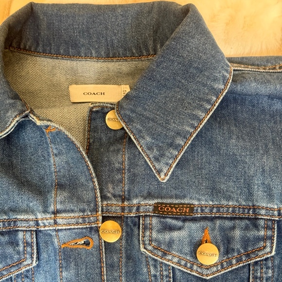 Coach denim midi dress size 8 - Picture 5 of 7